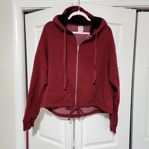 PINK Victoria's Secret Faux Fur Hooded Jacket